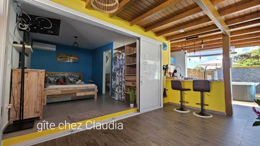 Cuisine équipée Gîte chez Claudia Saint-Francois Guadeloupe