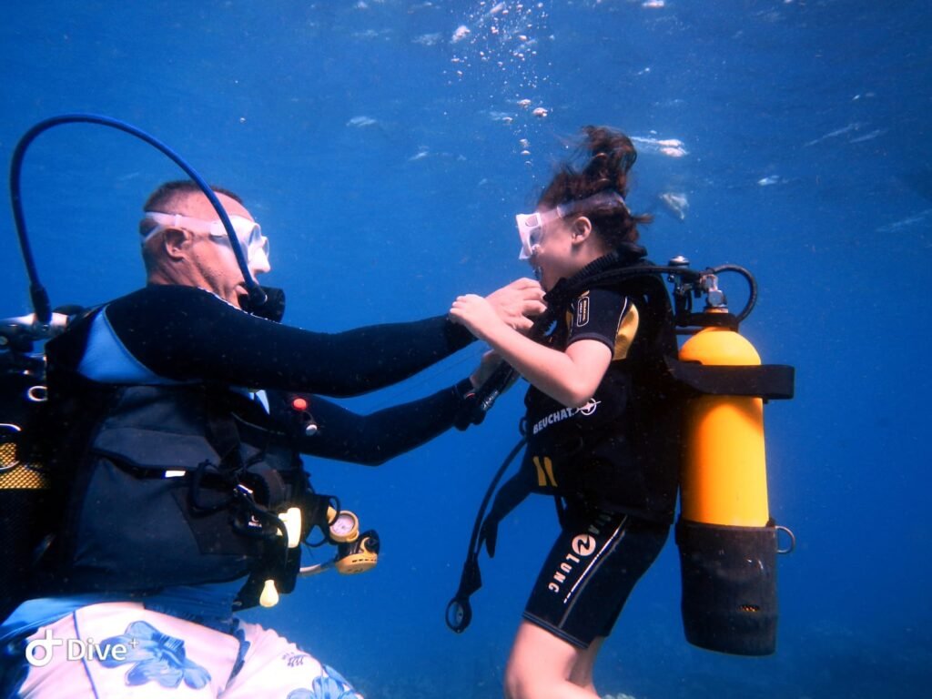 Plongée encadrée avec enfants en Guadeloupe par un moniteur certifié