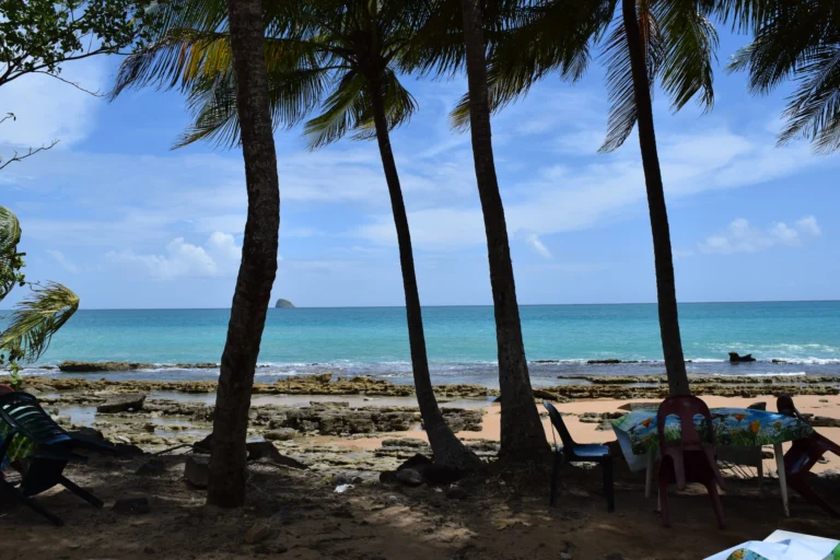 Plage de Clugny à Sainte-Rose Guadeloupe