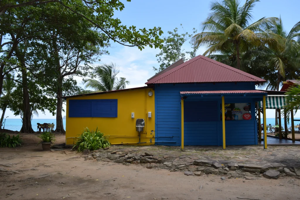 Chez Francine sur la Plage de Clugny à Sainte-Rose Guadeloupe