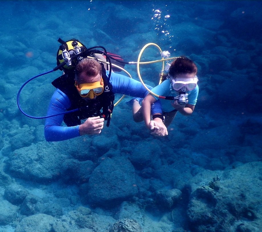 Initiation à la plongée sous-marine pour enfants en Guadeloupe