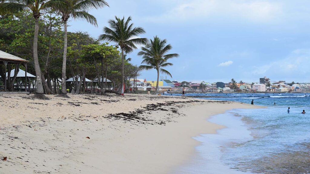 Plage des alizées Le Moule, Guadeloupe