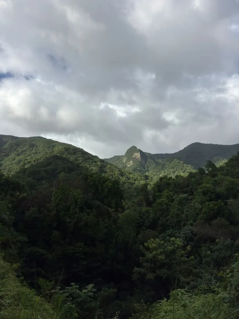 Paysages de Guadeloupe lors du Bivouac avec Akwaform Randonnées