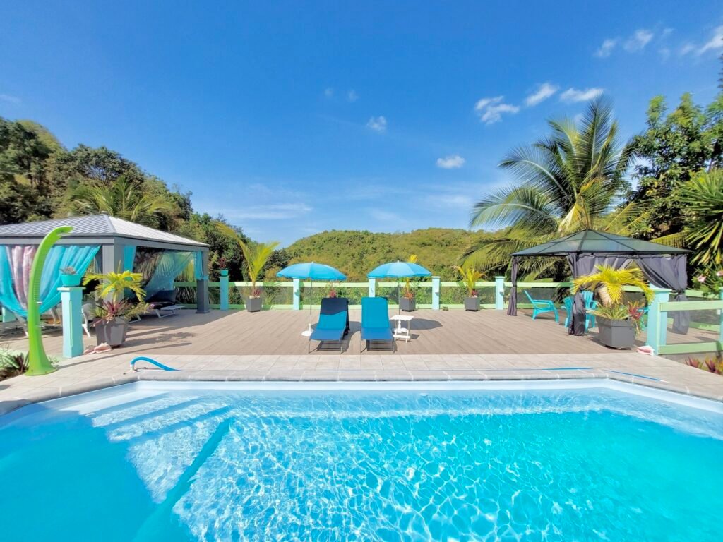 La piscine de Chez Adé Le Gosier Guadeloupe