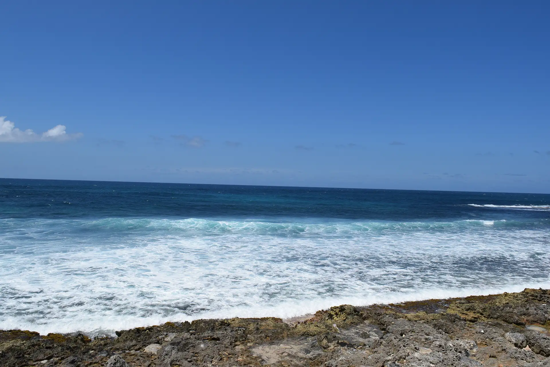 L'horizon depuis Damencourt à Le Moule Guadeloupe