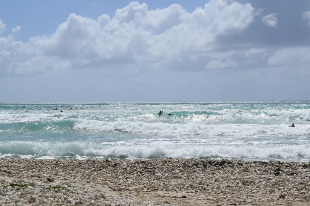 Plage de Gros Sable à Sainte-Anne Guadeloupe