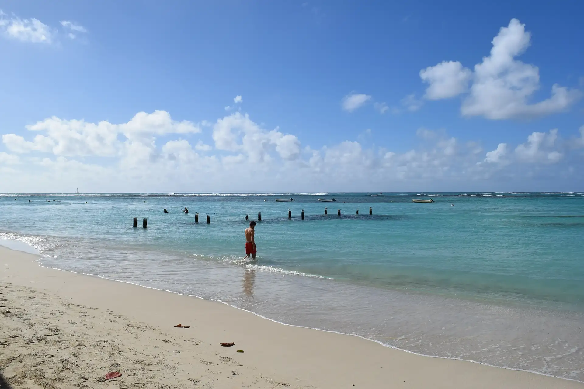 Plage du Bourg de Sainte-Anne Guadeloupe