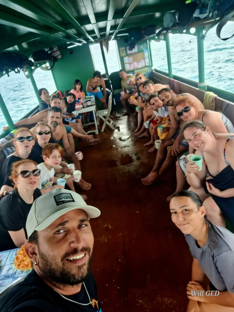 Moment de convivialité avec Will Evasion à Sainte-Rose Guadeloupe