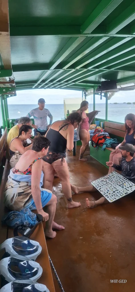 Moment de convivialité avec Will Evasion à Sainte-Rose Guadeloupe