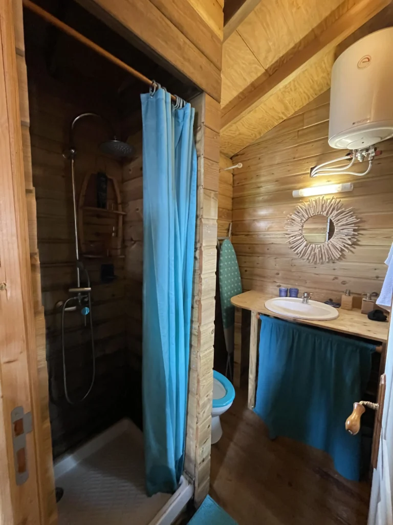 La douche Gîte Marine - Gîtes du Cocon Sainte-Rose Guadeloupe