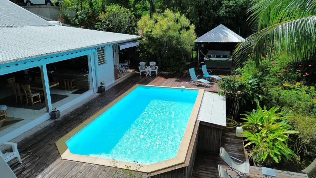La piscine de La Kaz à Thomy Pointe-Noire Guadeloupe