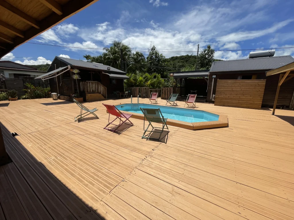 Les Exterieurs des Gîtes du Cocon à Sainte-Rose Guadeloupe