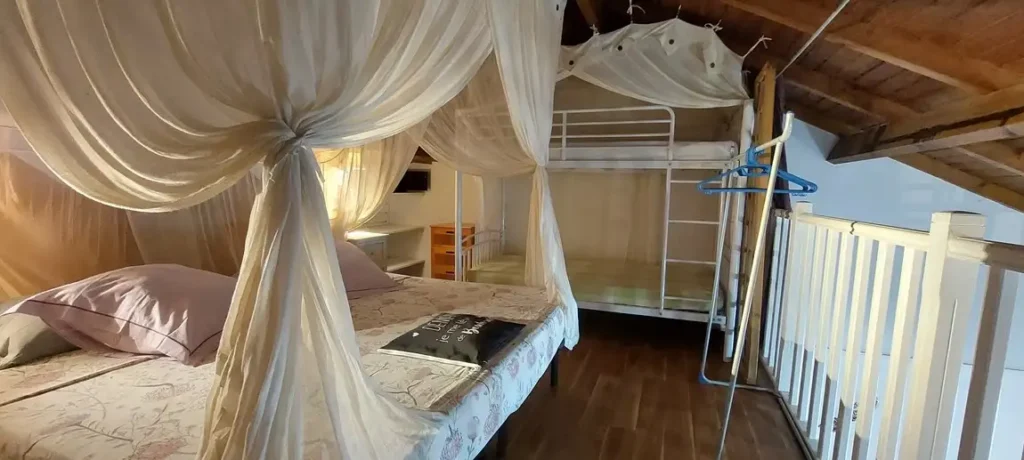 La chambre de La Mezzanine Chez kazAnne Pointe Noire Guadeloupe