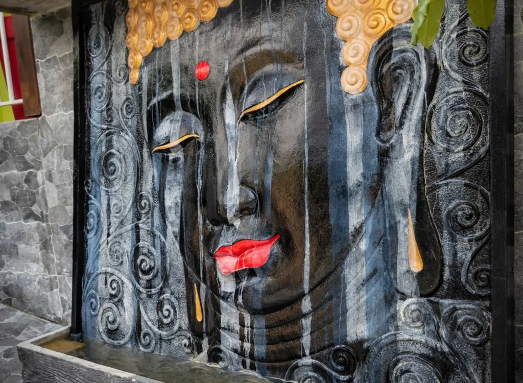 La fontaine Buddha du Domaine Berceau de Moïse Le Lamentin Guadeloupe