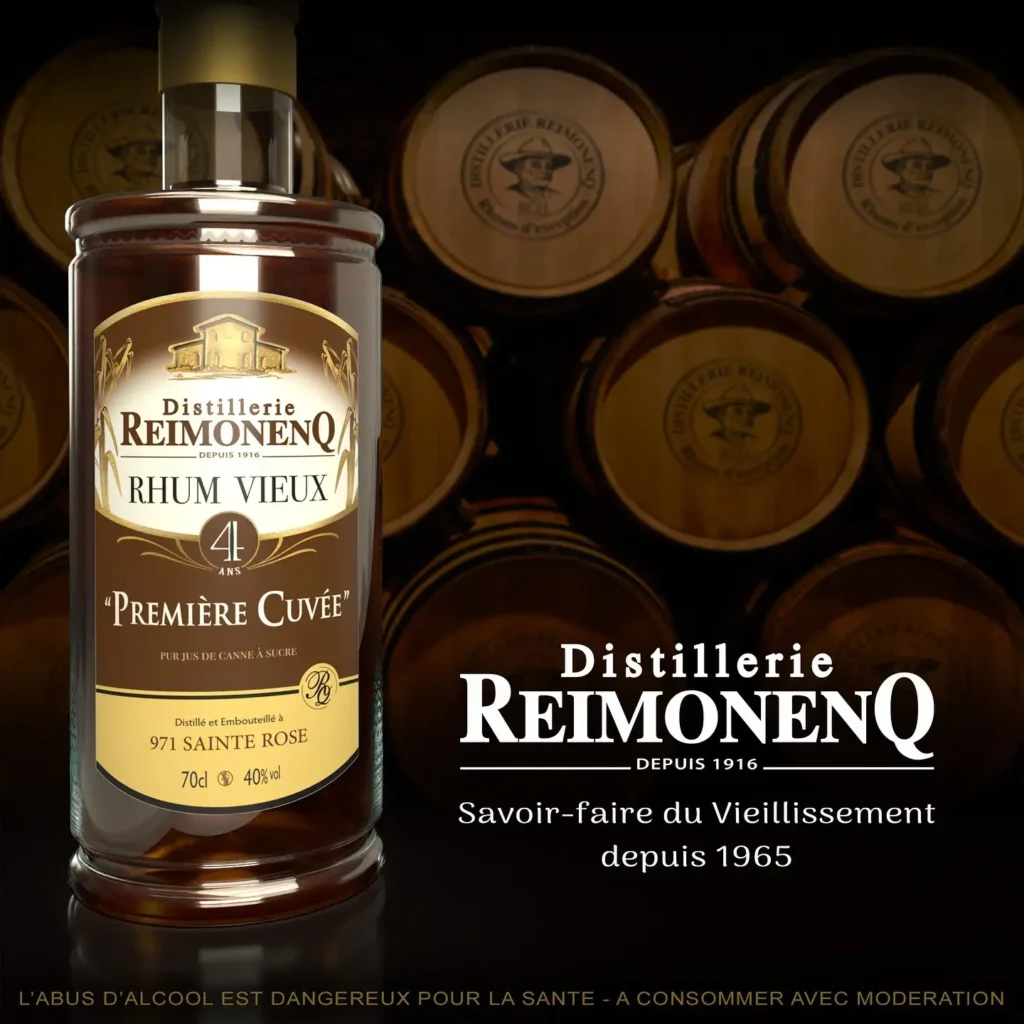 Rhum vieux Distillerie Reimonenq à Sainte-Rose Guadeloupe