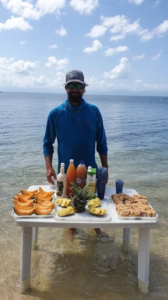 Petite pause pour recharger les batteries avec Excursions Espérance Guadeloupe