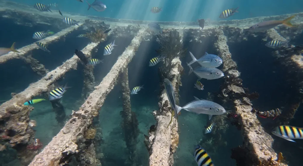 Plongée sur l'épave du Grand Cul-de-Sac Marin avec Brudey Excursions Guadeloupe