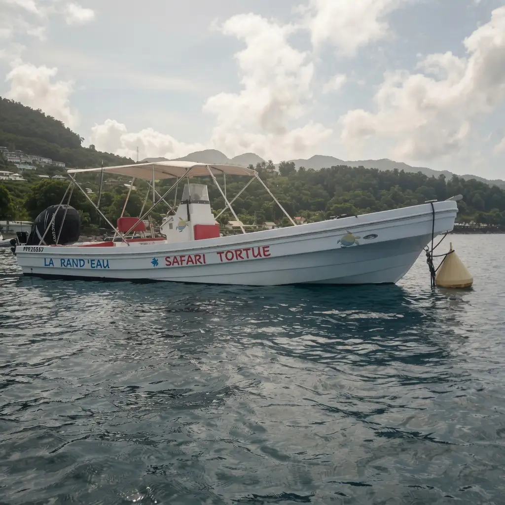 Le bateau de La Rand'Eau pour des excursions sécurisées à Bouillante Guadeloupe
