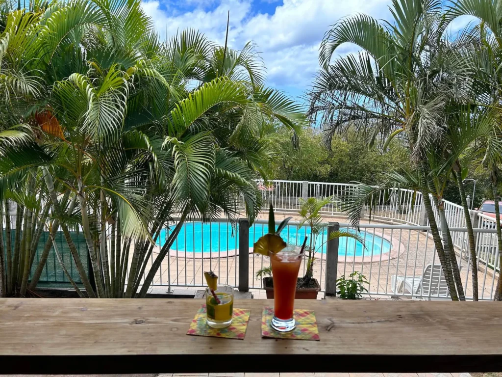 Parties communes des Gîtes Couleur Caraïbes à Bouillante Guadeloupe
