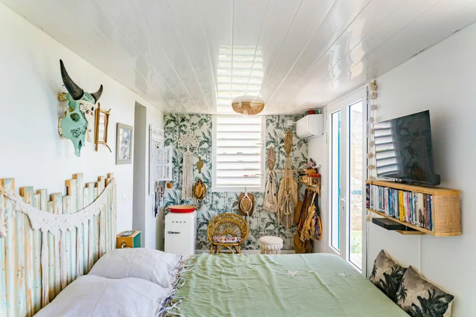 Chambre climatisée Villa Balinaise -Location Niaouli Le Moule Guadeloupe (15)