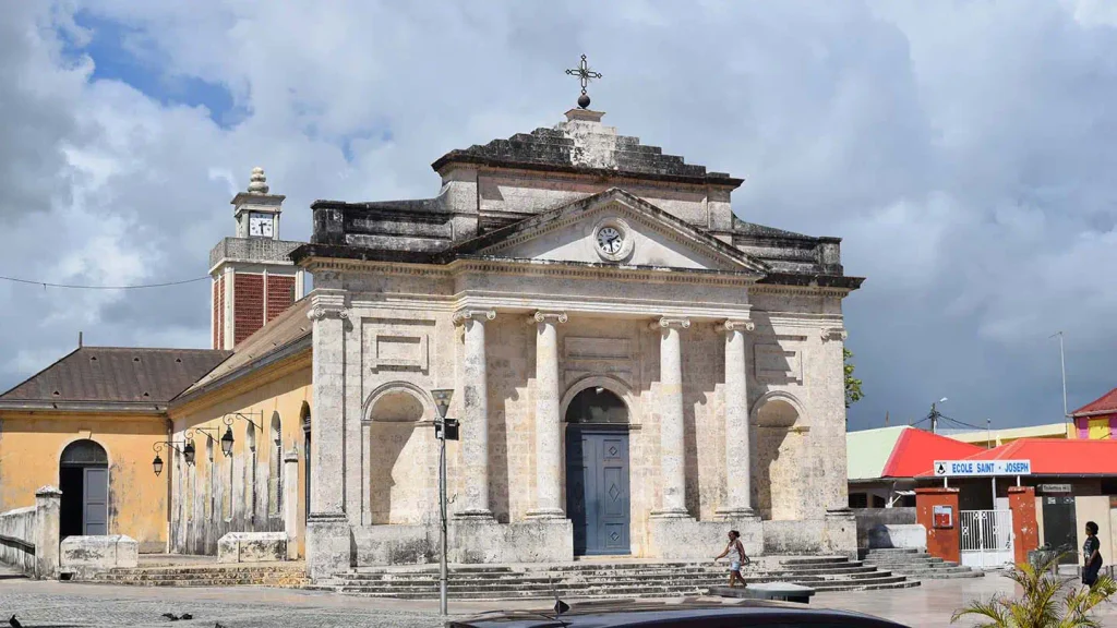 Eglise Saint-Jean- Baptiste à Le Moule Guadeloupe